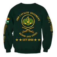 3rd Cavalry Regiment (United States) Brave Rifles Sweatshirt LT12 - Wonder Print Shop