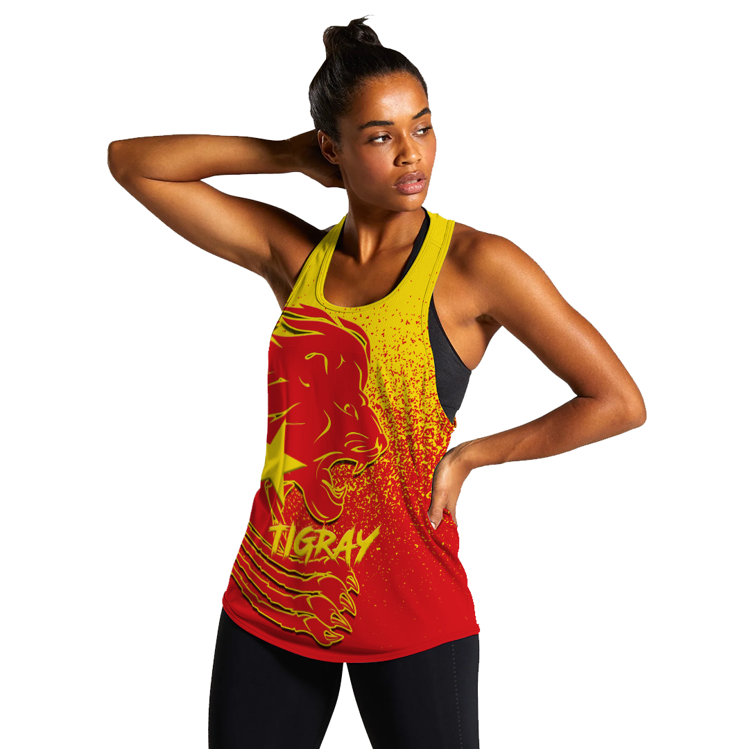Tigray Lion Legend Women Tank Top LT12 - Wonder Print Shop
