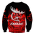 Canada Moose With Maple Leaf Sweatshirt LT12 - Wonder Print Shop