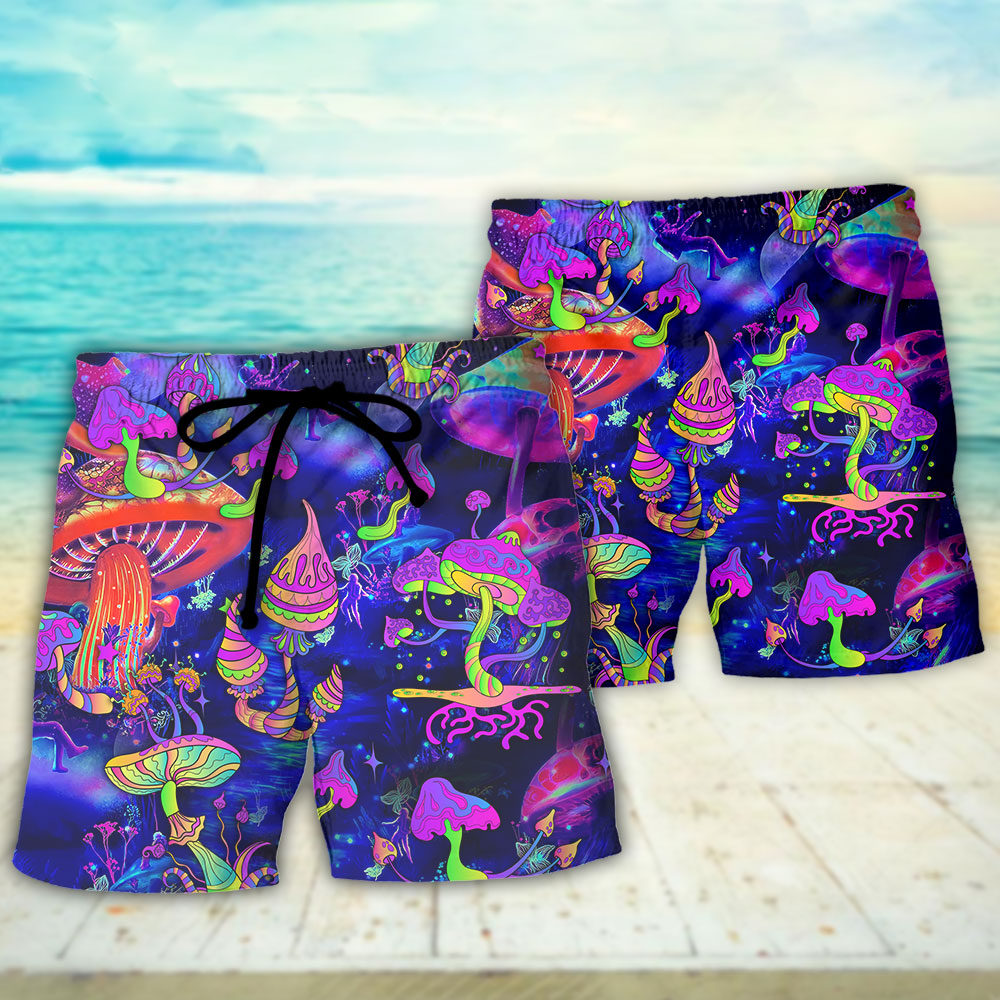 hippie-mushroom-galaxy-neon-colorful-art-hawaiian-shorts