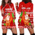 (Custom Personalised) Mele Kalikimaka Hoodie Dress Santa Claus Hawaii Christmas LT13 - Wonder Print Shop