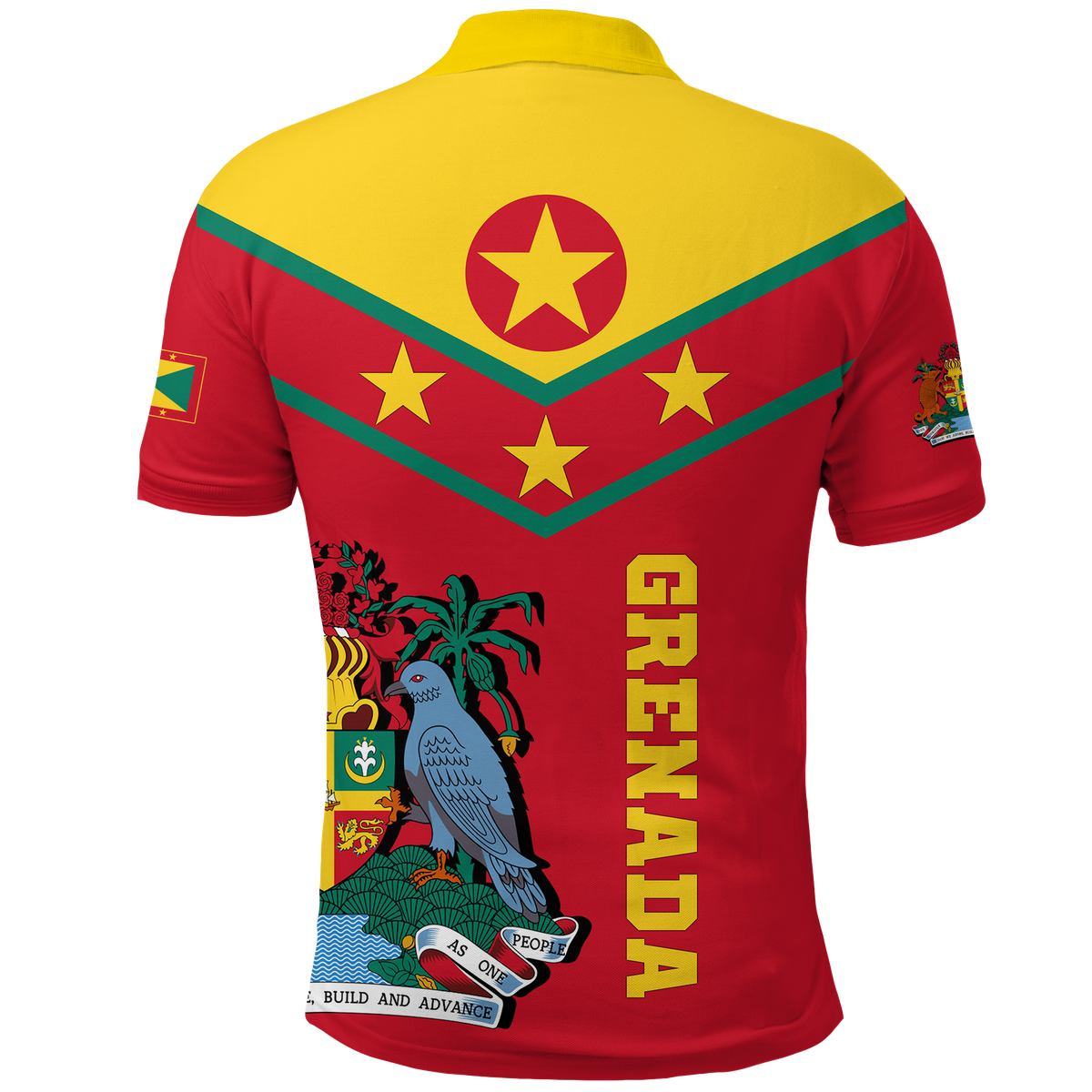 Grenada Polo Shirt Proud Grenadian LT12 - Wonder Print Shop