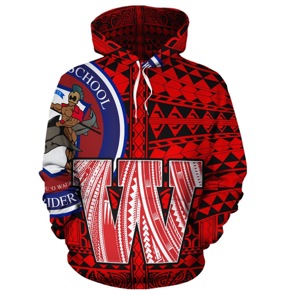 Polynesian Hawaii Hoodie Waianae - Wonder Print Shop