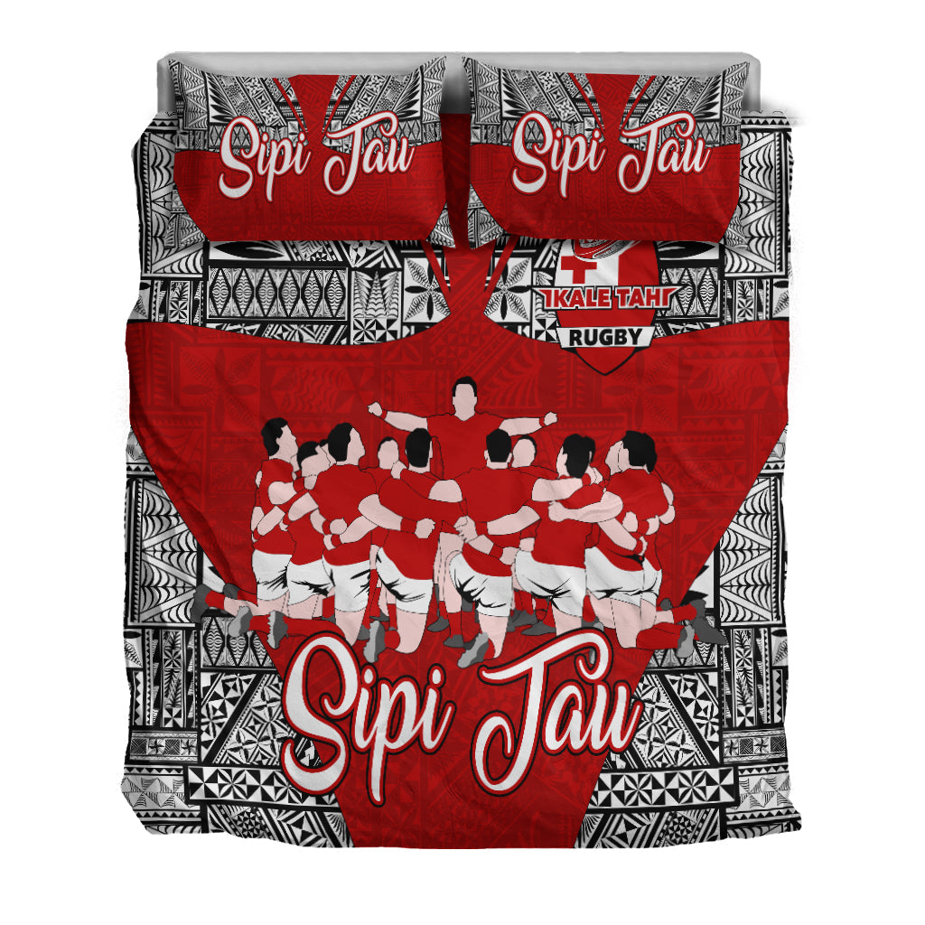 Tonga Rugby Ikale Tahi Sipi Tau Bedding Set - LT2 - Wonder Print Shop