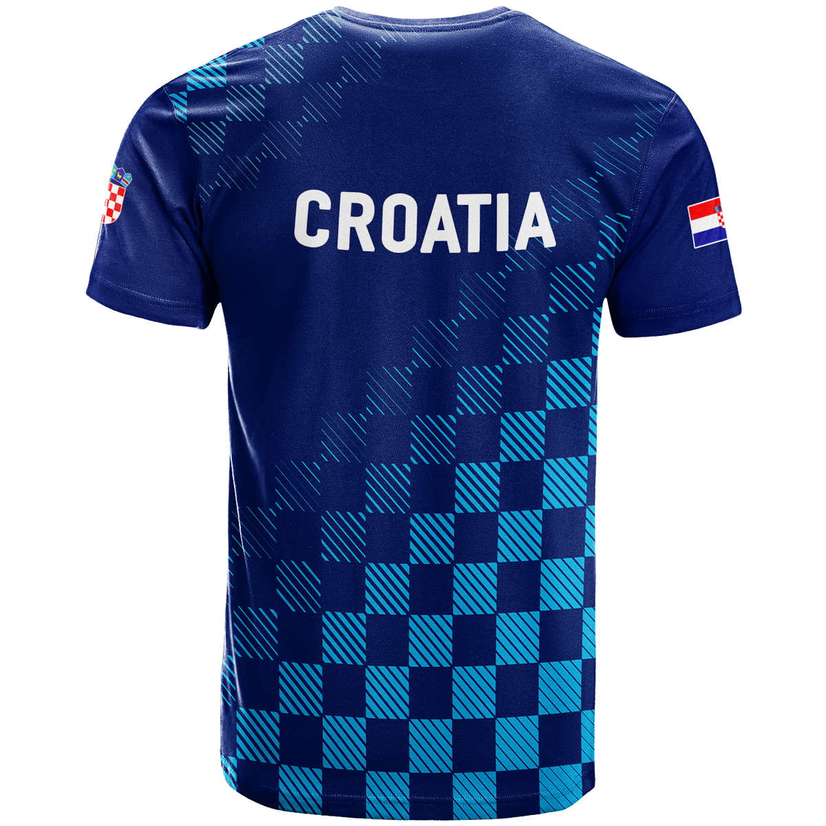 Croatia Football 2022 Champions Pride T Shirt Blue LT12 - Wonder Print Shop