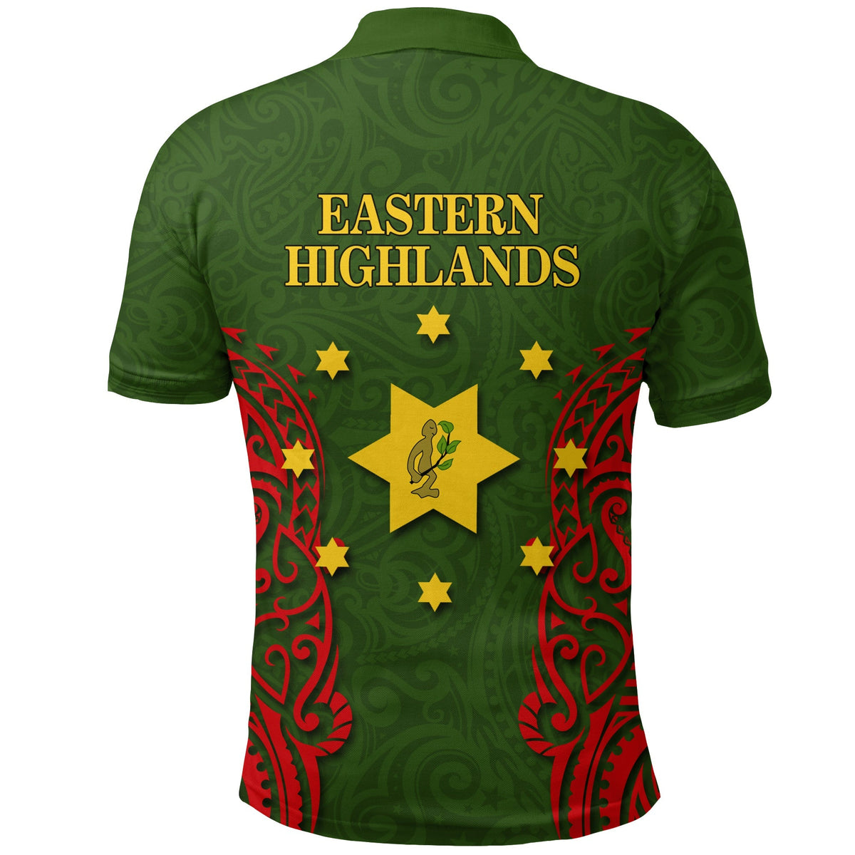 Papua New Guinea Eastern Highlands Province Independence Pride Polo Shirt LT12 - Wonder Print Shop