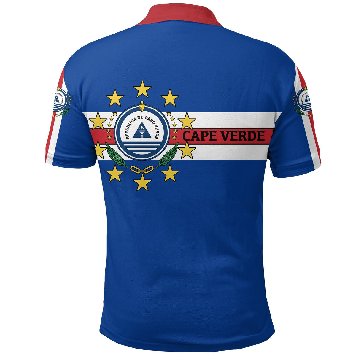 Cape Verde Flag Simple Style Polo Shirt LT20 - Wonder Print Shop