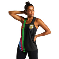 Eritrea Women Racerback Tank Striped Black LT13 - Wonder Print Shop