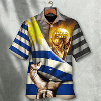 World Cup Qatar 2022 Uruguay Will Be The Champion Hawaiian Shirt - Wonder Print Shop