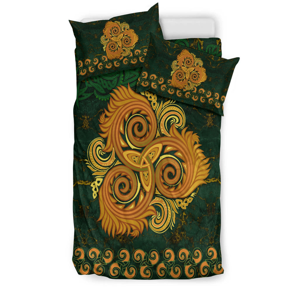 Celtic Disk Ornament Triple Spiral Bedding Set LT12 - Wonder Print Shop