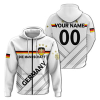 Custom Germany Euro Zip Up Hoodie Die Mannschaft LT12 - Wonder Print Shop