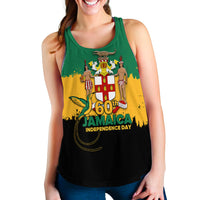 Jamaica 60th Anniversary Independence Day Women Tank Top LT12 - Wonder Print Shop
