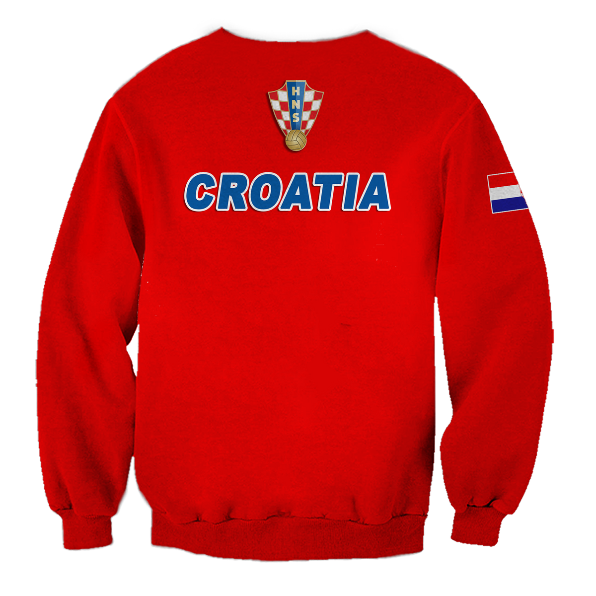 Croatia Football 2022 Checkerboard Sweatshirt - LT12 - Wonder Print Shop
