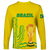 Brazil Champion Football World Cup 2022 Long Sleeve Shirt - LT12 - Wonder Print Shop