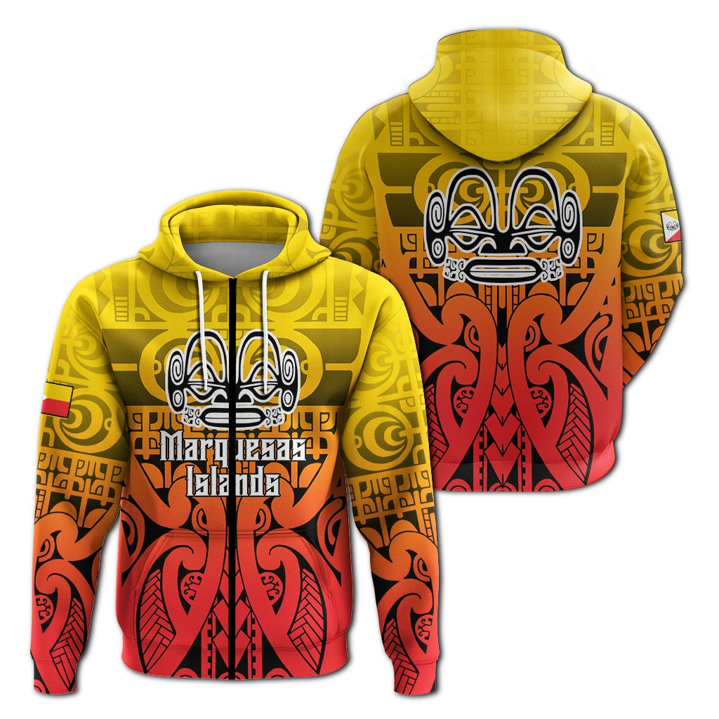Marquesas Islands Marquesan Tattoo Hoodie LT12 - Wonder Print Shop