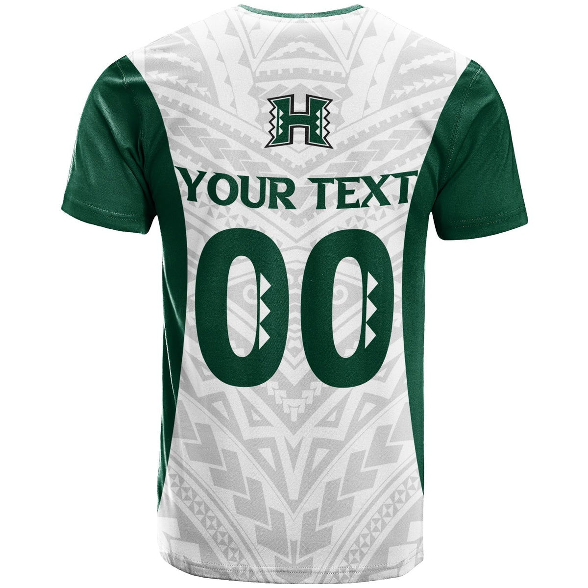 Custom Hawaii T Shirt White Volleyball Team Supporter LT12 - Wonder Print Shop