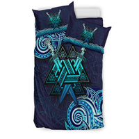 Viking Valknut Tattoo Art Bedding Set LT12 - Wonder Print Shop