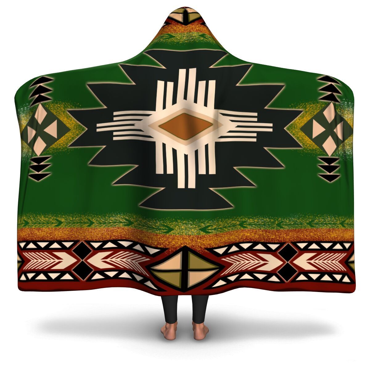 southwest-green-symbol-native-american-hooded-blanket