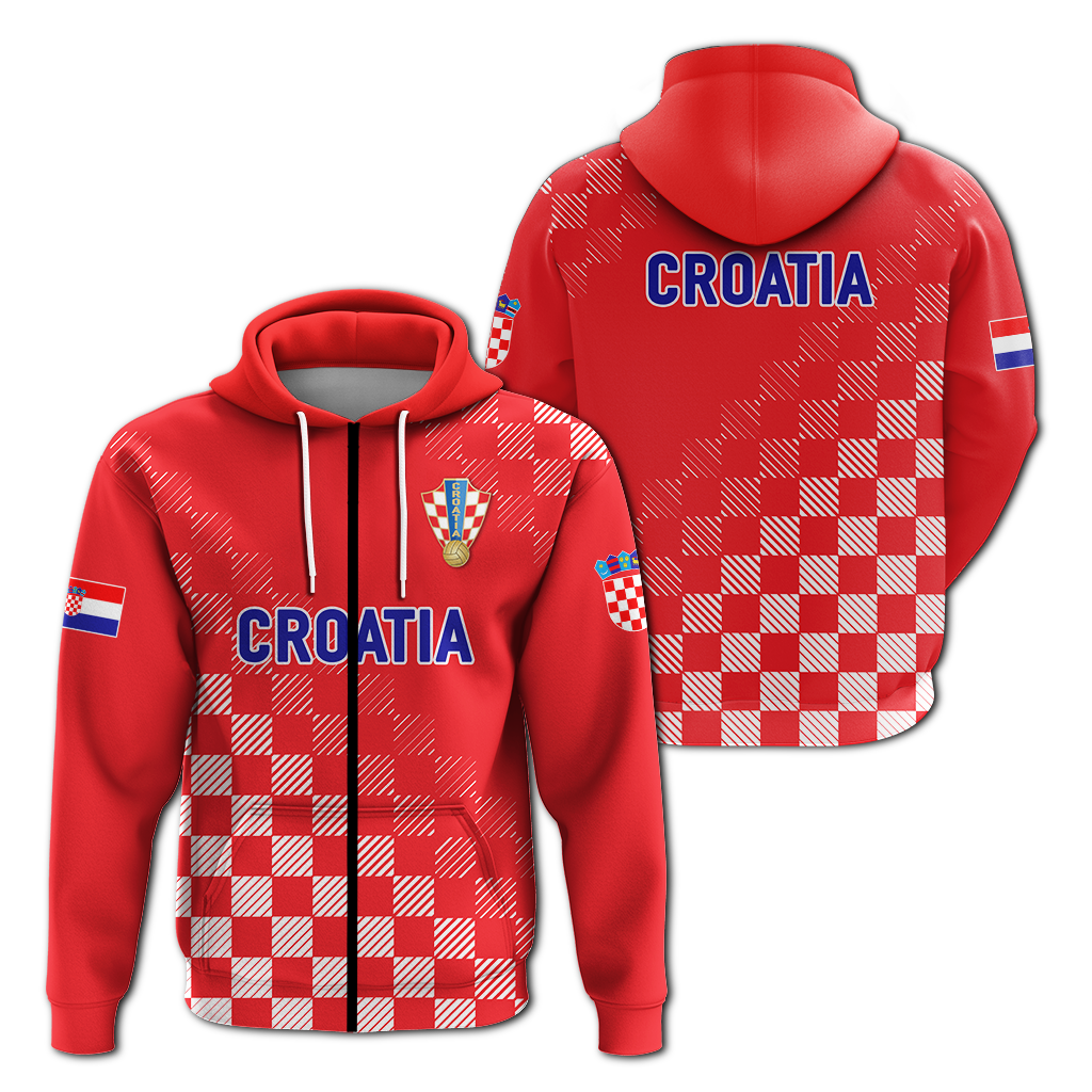 Croatia Hoodie Football 2022 Champions Pride Red LT12 - Wonder Print Shop