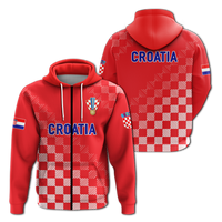 Croatia Hoodie Football 2022 Champions Pride Red LT12 - Wonder Print Shop