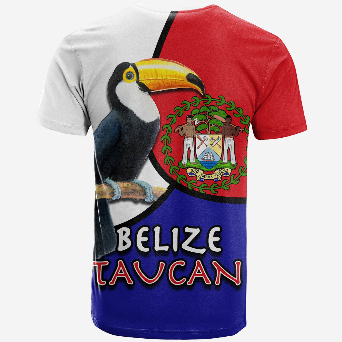 Belize Taucan Style T Shirt Ver1 LT20 - Wonder Print Shop