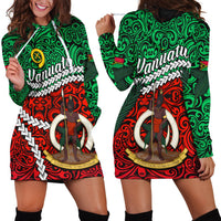 Vanuatu Hoodie Dress Simple LT13 - Wonder Print Shop