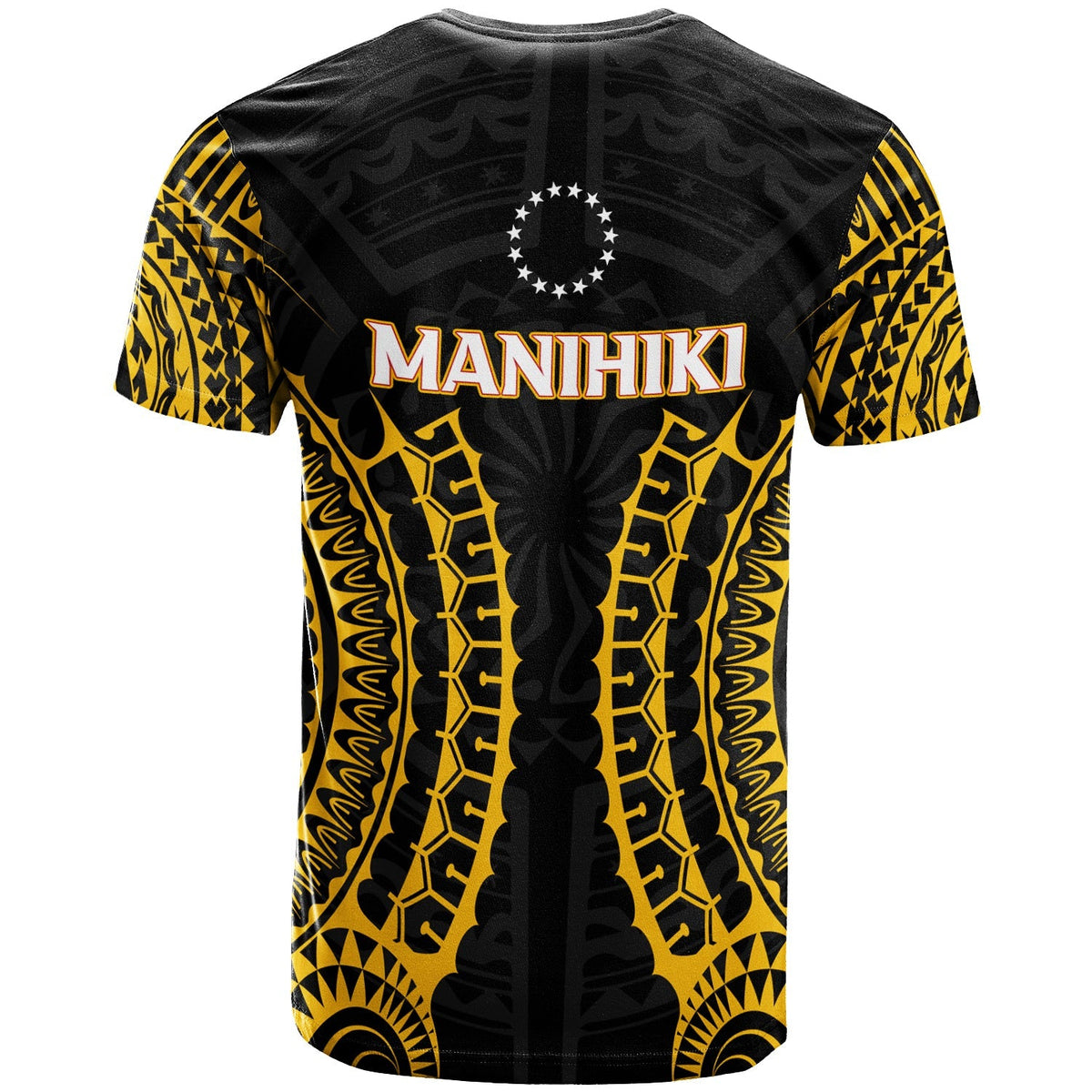 Cook Islands Manihiki T Shirt Tribal Pattern LT12 - Wonder Print Shop