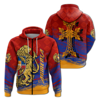 Armenia Hoodie Khachkar Pride LT12 - Wonder Print Shop