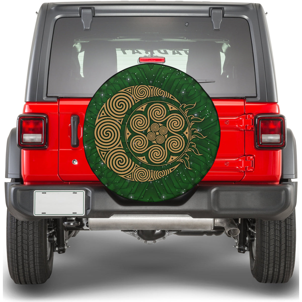 Celtic Spiral Celtic Moon And Sun Spare Tire Cover LT12 - Wonder Print Shop