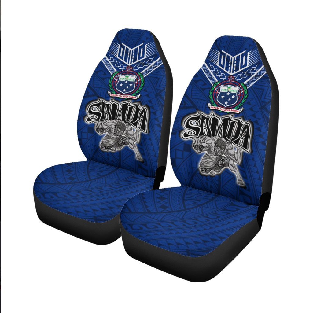 Samoa Car Seat Covers Samoan Warrior Pride LT12 - Wonder Print Shop