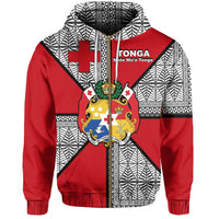 (Sione Tau Moimoi) Mate Maa Tonga Zip Hoodie Tongan Patterns LT20 - Wonder Print Shop