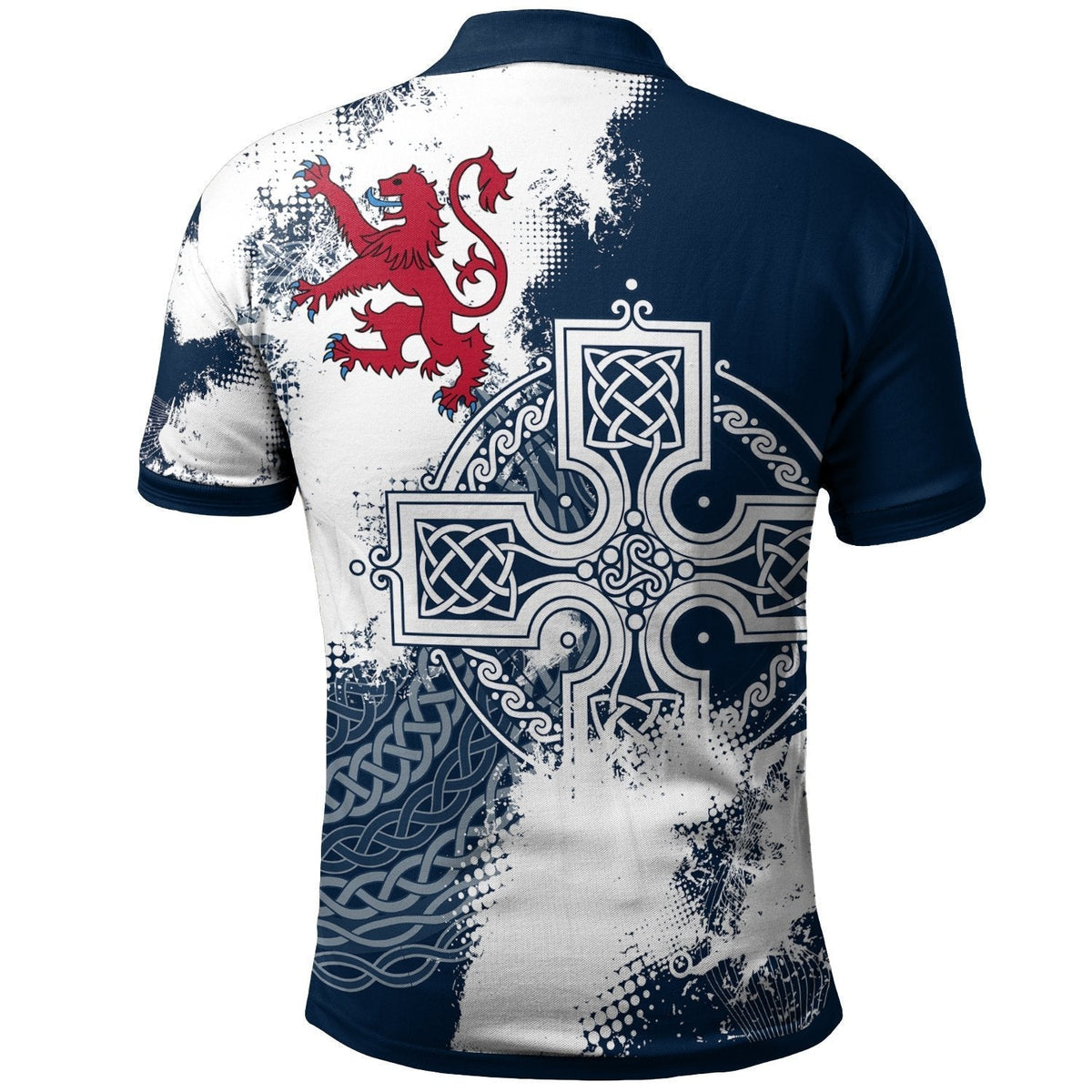 Scotland Polo Scottish Celtic Cross - Wonder Print Shop