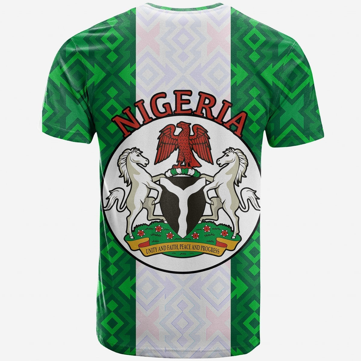 Nigeria African Patterns T Shirt LT20 - Wonder Print Shop