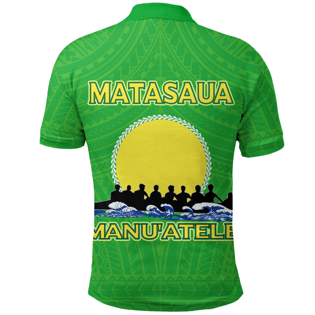 American Samoa Polo Shirt Matasaua Manua Pride LT12 - Wonder Print Shop