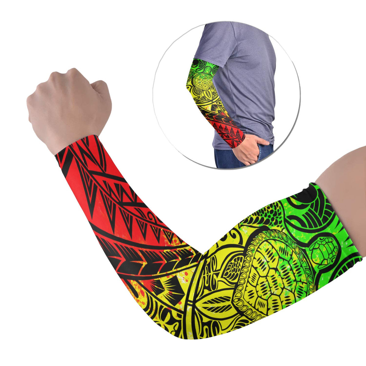 polynesian-tribal-tattoo-arm-sleeve-43-set-of-two-colorful-no16-lt6