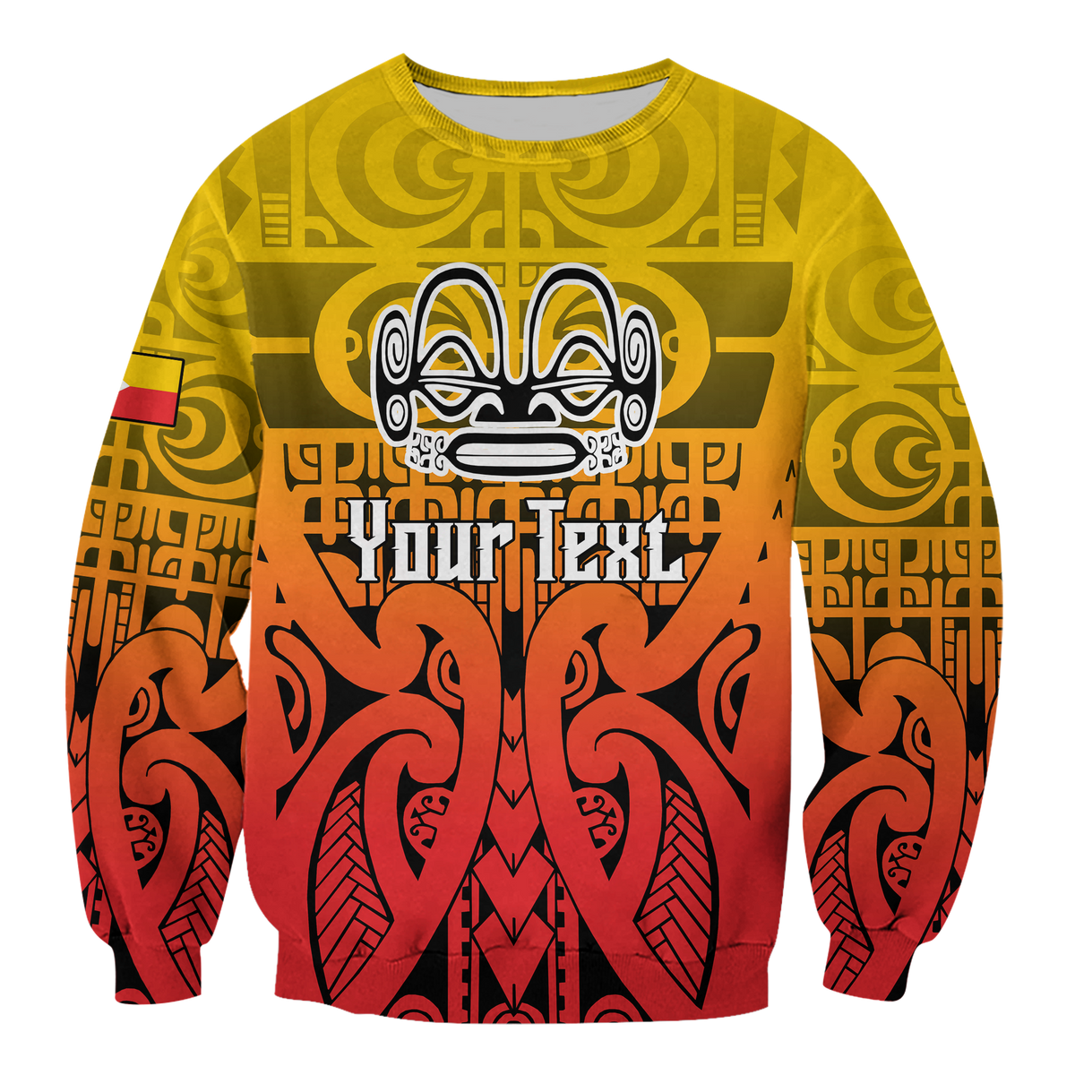 (Custom Personalised) Marquesas Islands Marquesan Tattoo Sweatshirt LT12 - Wonder Print Shop
