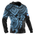 Fiji Polynesian Hoodie Blue Turtle - Wonder Print Shop