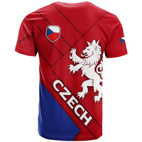 Czech Republic Euro T Shirt Flag Style LT12 - Wonder Print Shop