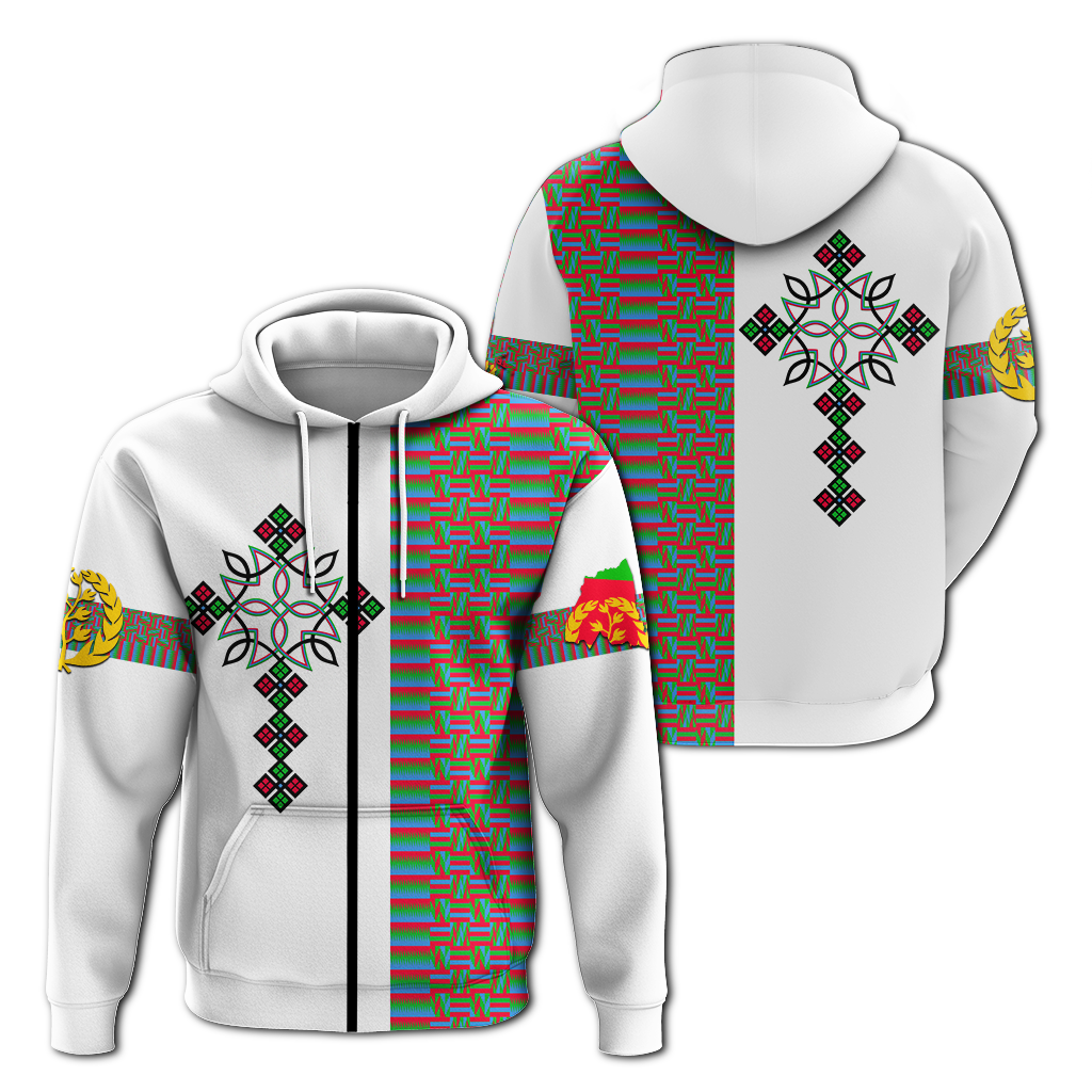 Eritrea Art Cross Hoodie LT12 - Wonder Print Shop
