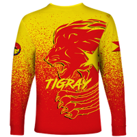 Tigray Lion Legend Long Sleeve Shirt LT12 - Wonder Print Shop