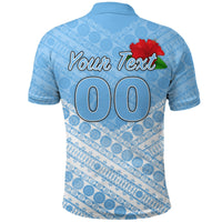 Custom Fiji Suva Rugby Polo Shirt Tapa Pattern LT12 - Wonder Print Shop
