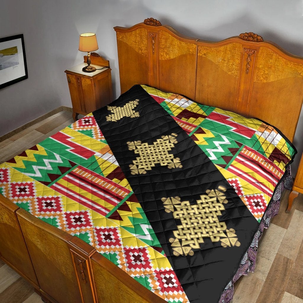 Ethiopia Kente Premium Quilt Cross LT13 - Wonder Print Shop