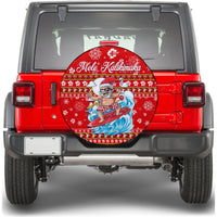 Hawaii Christmas Santas Surf Mele Kalikimaka Spare Tire Cover LT2 - Wonder Print Shop