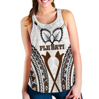 Fiji Bati Tapa Pattern Women Tank Top LT12 - Wonder Print Shop