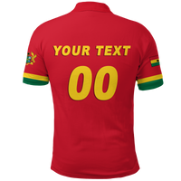 Custom Ghana Polo Shirt Football 2022 Champions Pride LT12 - Wonder Print Shop