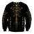 Viking Helm of Awe Gold Art Sweatshirt LT12 - Wonder Print Shop