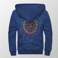 Celtic Pentagram With Triskele Sherpa Hoodie LT12 - Wonder Print Shop