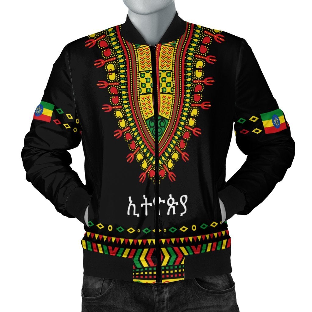 Ethiopia Bomber Jacket Lion LT13 - Wonder Print Shop