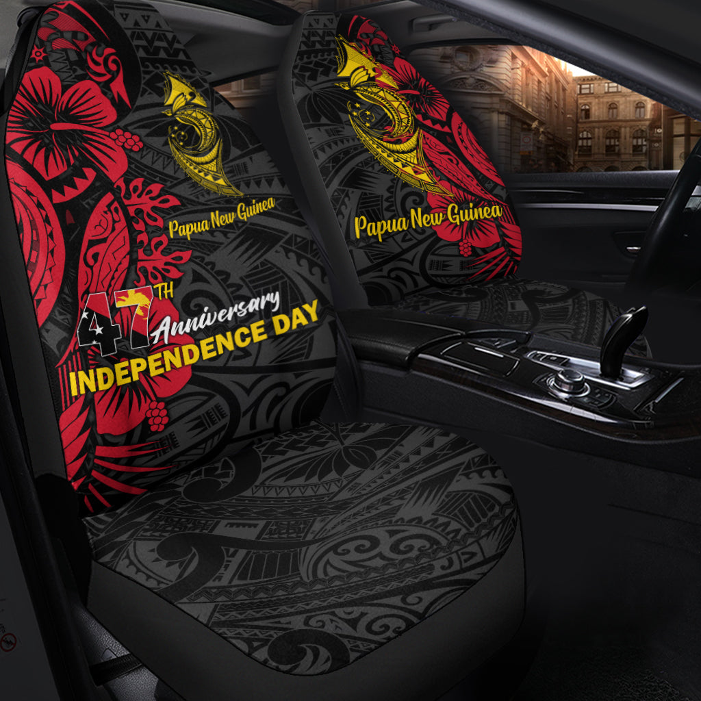 Papua New Guinea 47th Independence Day Bird Of Paradise Car Seat Covers - LT2 - Wonder Print Shop