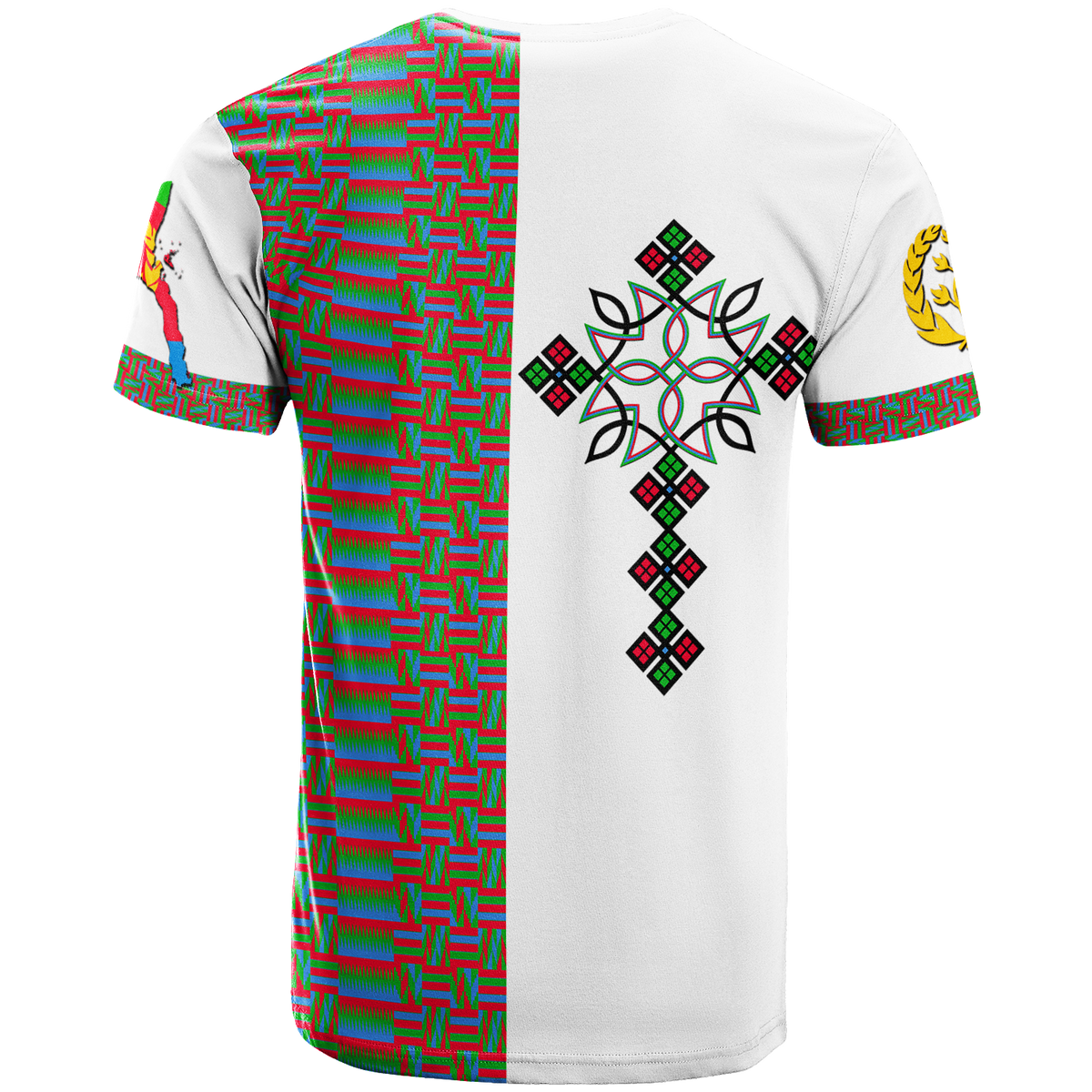 Eritrea Art Cross T Shirt LT12 - Wonder Print Shop